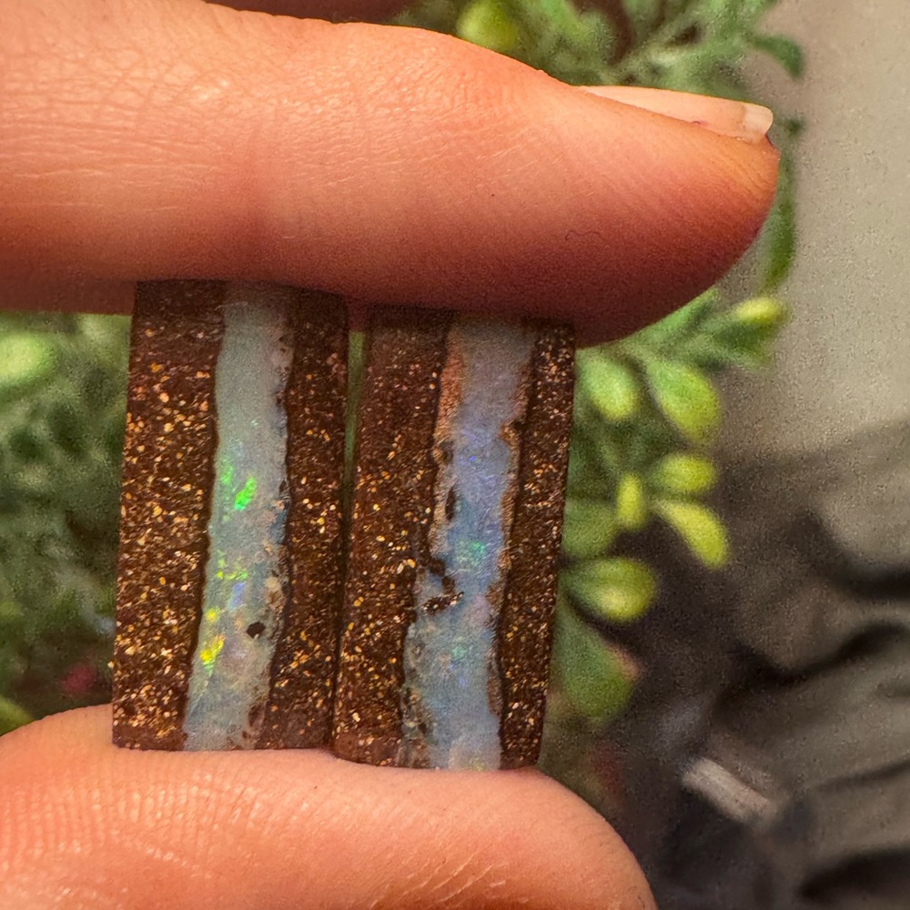 21.00 ctw genuine seto of boulder opals loose. Flashy - Picture 3 of 11